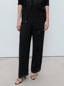 Брюки Flora Mango, Black