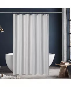 Водонепроницаемая мягкая занавеска для душа или подкладка из ткани, оранжевая, 72x72 дюйма Awesome Home, gray