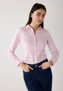 Блузка с застежкой на пуговицы gestreifte More & More, Sorbet Rose Offwhite