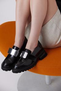 Лоферы с двусторонним ремнем