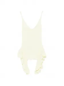 Топ с V-образным вырезом Blumarine, желтый