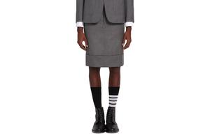 Повседневная короткая юбка женская THOM BROWNE, серая