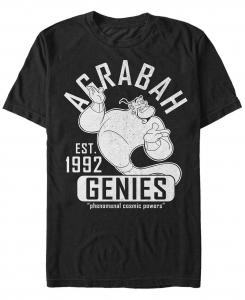 Диснеевский мужской спортивный клуб "аладдин джинн", футболка с коротким рукавом Fifth Sun, черный