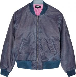 Бомбер Stussy Dyed Nylon Bomber 'Navy', синий
