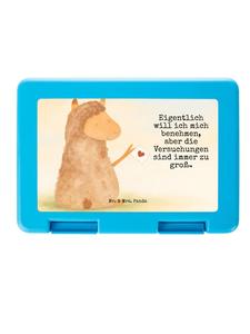 Mr. & Mrs. Panda Коробка для хранения с изображением альпаки и надписью белого цвета