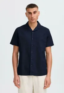 Рубашка из смеси льна sdlitt Solid, Insignia Blue