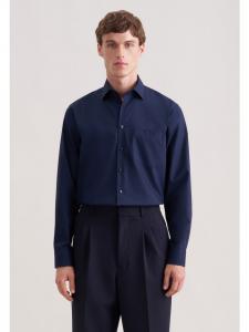 Seidensticker Деловая рубашка, стандартный размер, темно-синего цвета