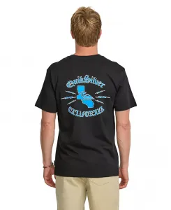 Мужская футболка California Raised с коротким рукавом Quiksilver, черный