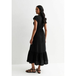 Повседневное платье RUFFLE HEM MIDI New Look, черный