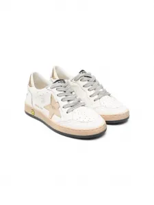 Кеды на шнуровке Golden Goose Kids, белый