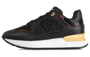 Беглые Низкие Повседневные Туфли Женские Черный LOUIS VUITTON