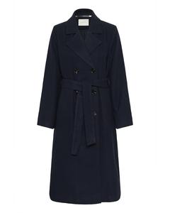 Пальто межсезонное Kaffe Fanny, темно-синий