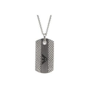 Stainless Steel Dog Tag Necklace EMPORIO ARMANI
