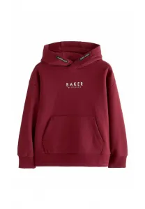 Толстовка с капюшоном, надетым на голову Baker By Ted Baker, Burgundy/Red
