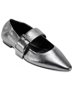 Женские балетки Cormic с пряжкой Dkny, серебро