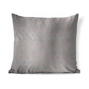 Декоративная подушка MuchoWow диванная подушка для гостиной декоративная подушка 45х45 см шестиугольник - линия - узор - чехлы на подушки - чехлы декоративные - чехлы декоративные