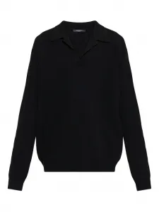 Свитер с воротником Balmain, черный