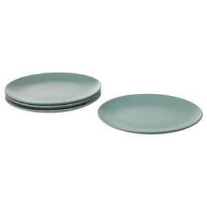 Набор тарелок Ikea Färgklar, 26 см, 4 предмета, светло-голубой