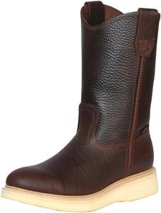 Мужские кожаные ботинки Bull Fight с медовой отделкой, круглым носком, подошвой Mil Rayas, средней высоты голенища, прочные, вестерн-стиля для ранчо и повседневной носки Generic, initial