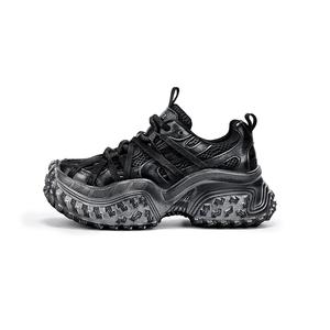 ST&SAT Женские черные устойчивые к истиранию массивные кроссовки на низком ходу, цвет Black