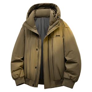 Пуховик Unisex с капюшоном Moderate Jeep, coffee