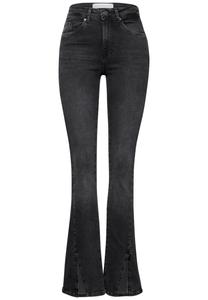 Расклешенные джинсы Street One Studio, черный деним