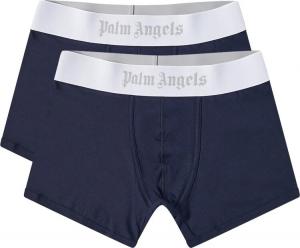 Шорты Palm Angels Boxer Shorts (2 Pack) 'Navy', синий