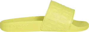 Сандалии Givenchy Wmns Slide 4G - Fluo Yellow, желтый
