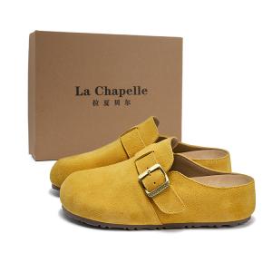 La Chapelle Туфли Birkenstock с закрытым носком, женские, желтые