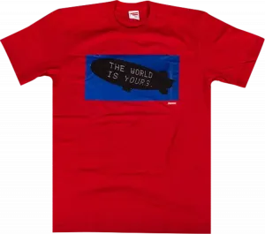 Футболка Supreme Scarface Blimp T-Shirt 'Red', красный