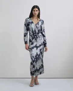 Юбка миди с принтом Scalpers, мультиколор