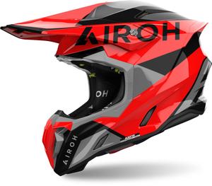Мотокроссовый шлем Airoh twist 3 king, Black/Grey/Red