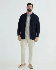 Кардиган на молнии для мужчин больших размеров Dustin, темно-синий