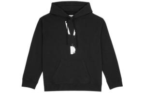 SS24 Толстовка мужская черная Mm6 Maison Margiela, черный