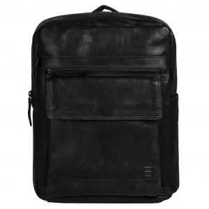 Рюкзак для ноутбука Spikes & Sparrow, натуральная кожа, черный