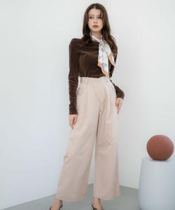 Широкие брюки чинос Noela, цвет Pink