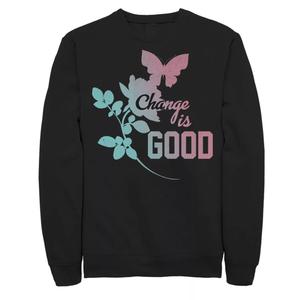 Мужской свитшот с цветочным силуэтом Fifth Sun Change Is Good Licensed Character