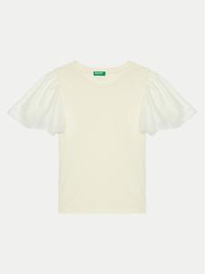 Футболка стандартного кроя United Colors Of Benetton, экрю