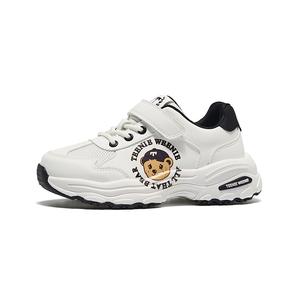 Спортивная коллекция устойчивые к истиранию дышащие низкие повседневные кроссовки для детей подростков Teenie Weenie, черный