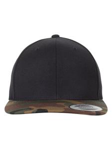 Бейсболка Flexfit Snapback, цвет blk/green camo