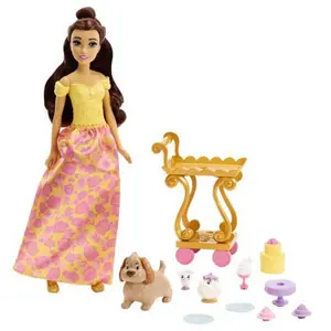 Детская кукла Disney Princess Bella Tea Party doll, желтый