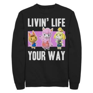 Флисовый флис для детей Nintendo Animal Crossing Living Life Crew Fifth Sun
