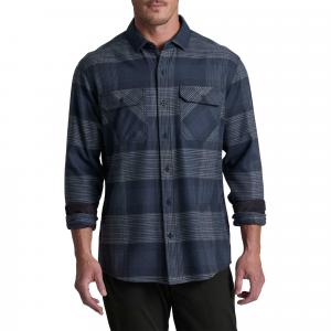 Мужская фланелевая рубашка с длинными рукавами RYDER KUHL, Blue Lagoon