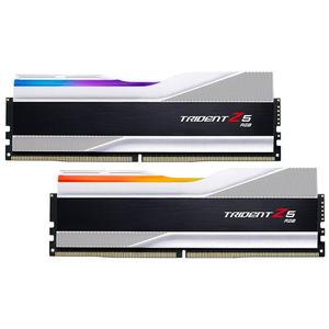 Оперативная память G.SKILL Trident Z5 RGB, 32 Гб DDR5 (2x16 Гб), 8000 МГц, CL38, F5-8000J3848H16GX2-TZ5RS, серебристый