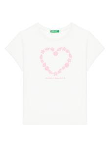 Футболка обычного кроя 3JERG10J3 United Colors Of Benetton, белый