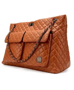 Сумка-тоут Diana из искусственной кожи для путешествий на выходные Badgley Mischka, коричневый