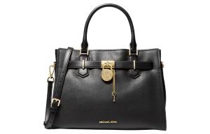 Средняя кожаная сумка-мессенджер Hamilton MICHAEL KORS