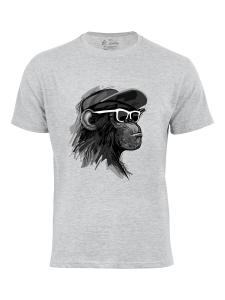 Рубашка Cotton Prime Cool Monkey mit Brille, серый