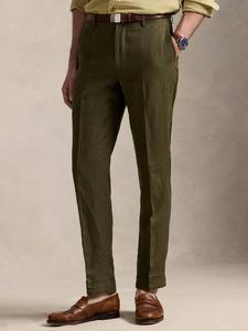 Льняные брюки с текстурой слэб Ralph Lauren, Armadillo