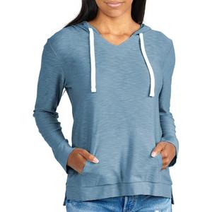 Женская толстовка с капюшоном из бамбукового волокна Free Fly, Pacific Blue
